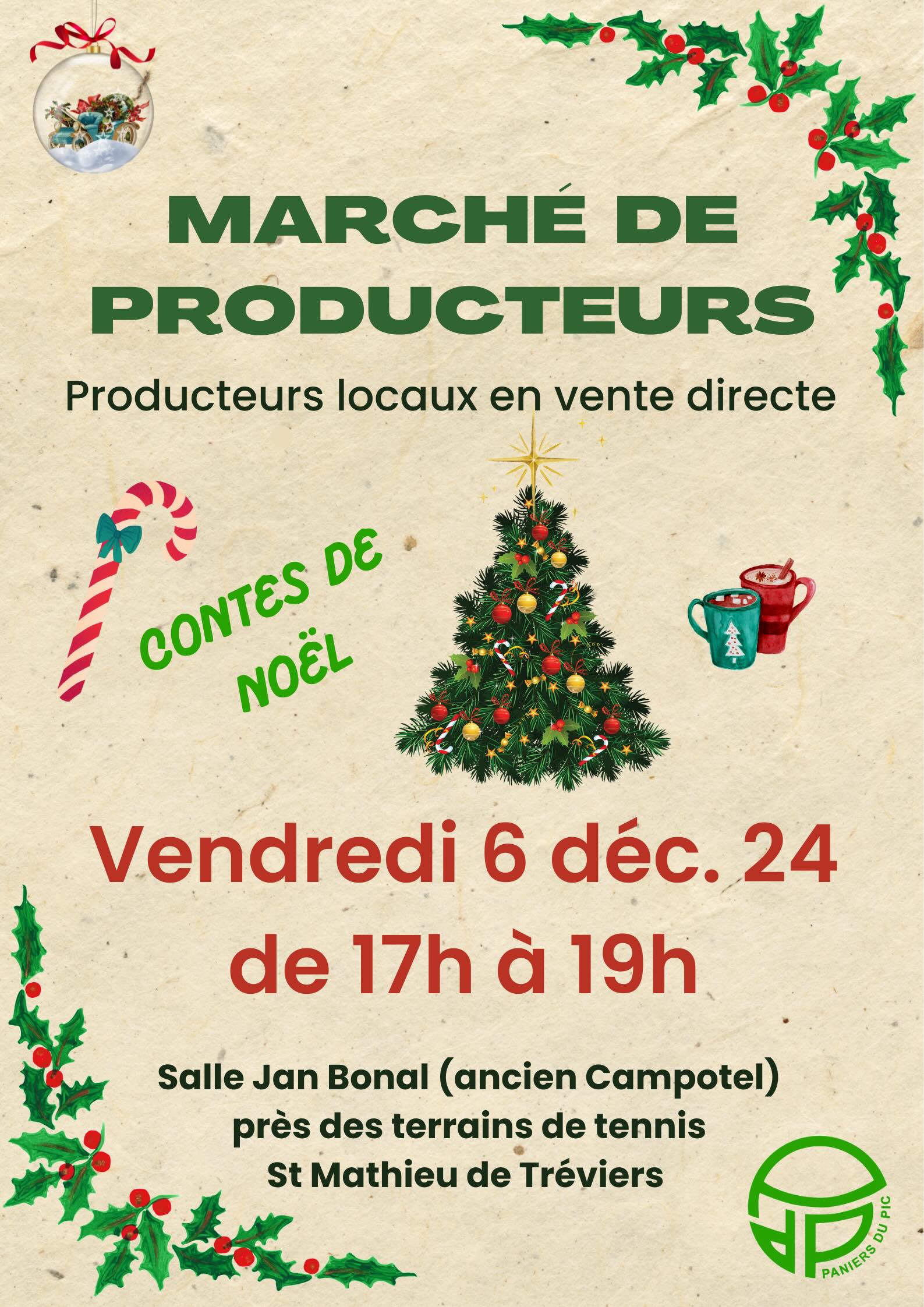 Affiche marche de Noel 2024