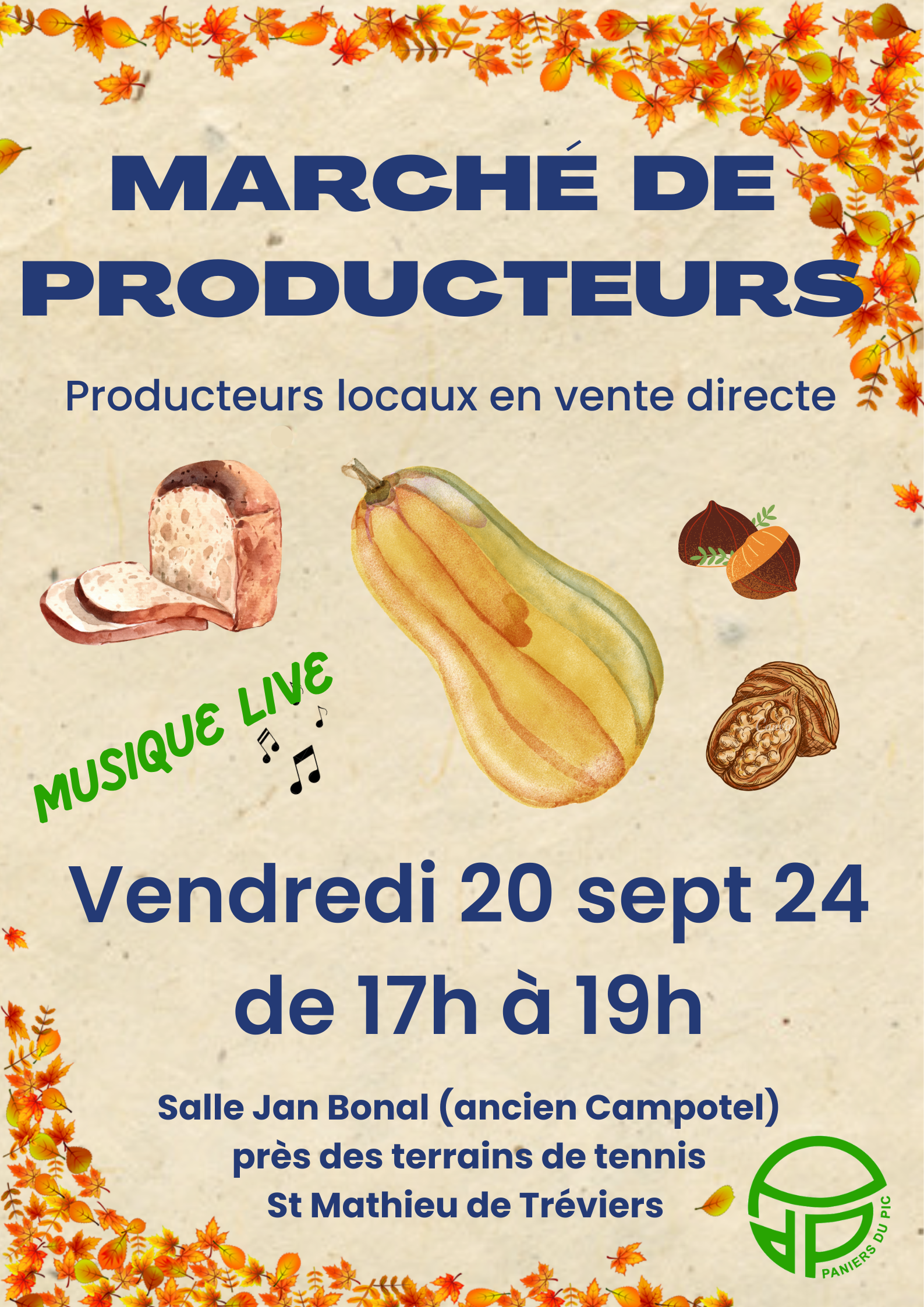 Paniers Pic Affiche Marche Producteurs Campotel 20240920JPG